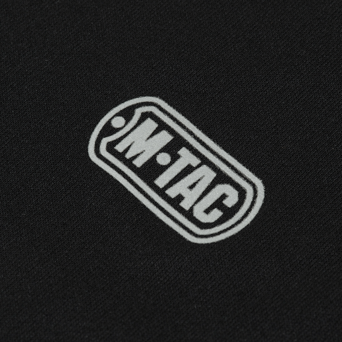 M-Tac T-shirt Ultra Light Polartec Lady i sort med reflekterende logo på brystet, Power Dry® materiale, hurtigtørrende og åndbar design.