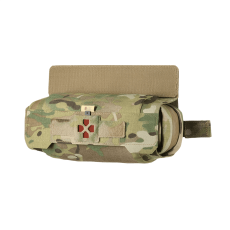 M-Tac Horizontal Medical Pouch ROLL Elite i Cordura 500D, multi-camouflage, monteringsvenlig medicinsk pouch til plate carrier.