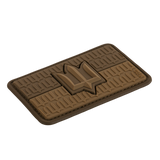 M-Tac patch Ukraine Flag med ZSU Trident PVC