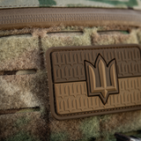 M-Tac patch Ukraine Flag med ZSU Trident PVC