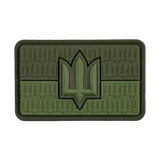 M-Tac patch Ukraine Flag med ZSU Trident PVC