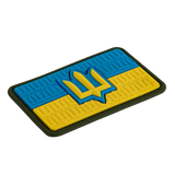 M-Tac patch Ukraine Flag med ZSU Trident PVC