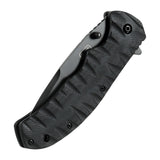 M-Tac Outdoor & Militær foldekniv - Type 4 med G10 håndtag og krom rustfrit stål klinge, letvægts EDC taktisk kniv.