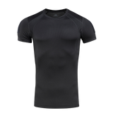 M-Tac Athletic Tactical Gen.II T-shirt i sort, åndbar og svedtransporterende, ideel til træning, løb og daglig brug.