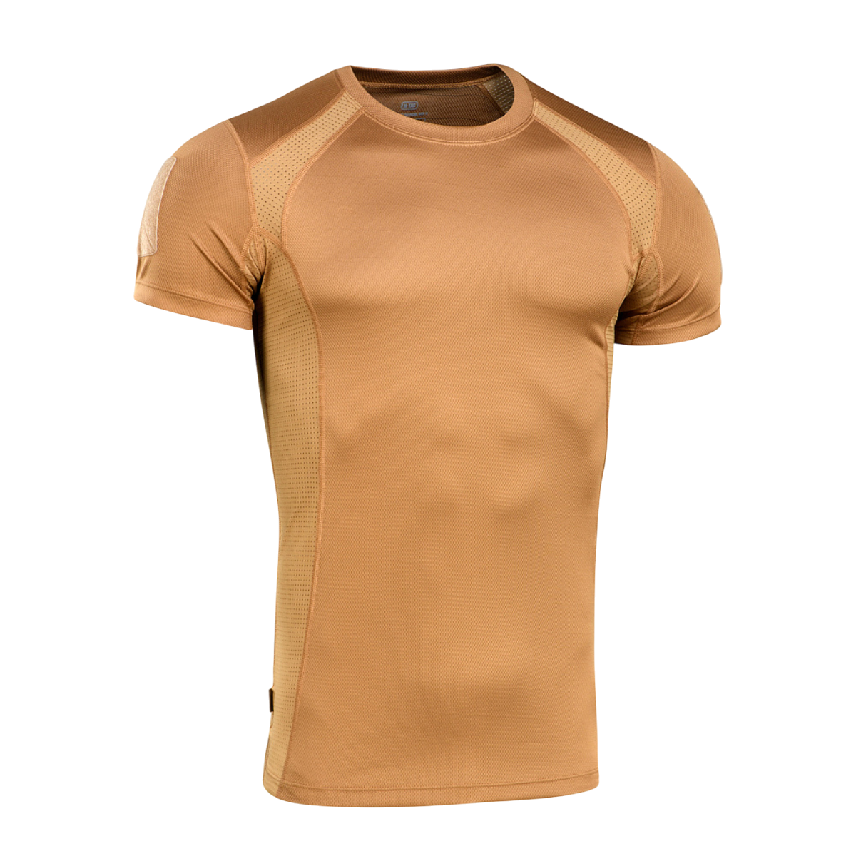 M-Tac Athletic Tactical Gen.II T-shirt i tan, fugttransporterende og åndbar, ideel til træning og daglig brug.