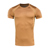 M-Tac Athletic Tactical Gen.II T-shirt, funktionel svedtransporterende t-shirt til træning og aktiv fritid, højtekno-polyester, brun.