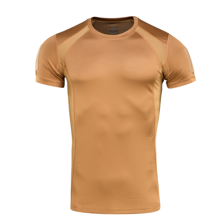 M-Tac Athletic Tactical Gen.II T-shirt, funktionel svedtransporterende t-shirt til træning og aktiv fritid, højtekno-polyester, brun.