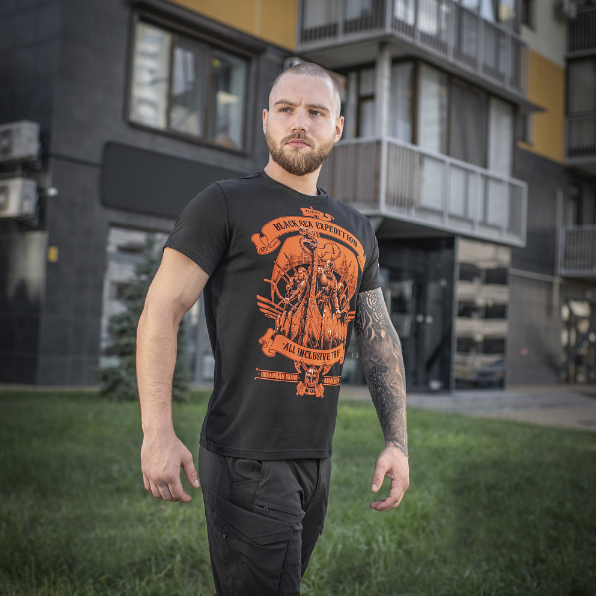 M-Tac T-shirt Black Sea Expedition