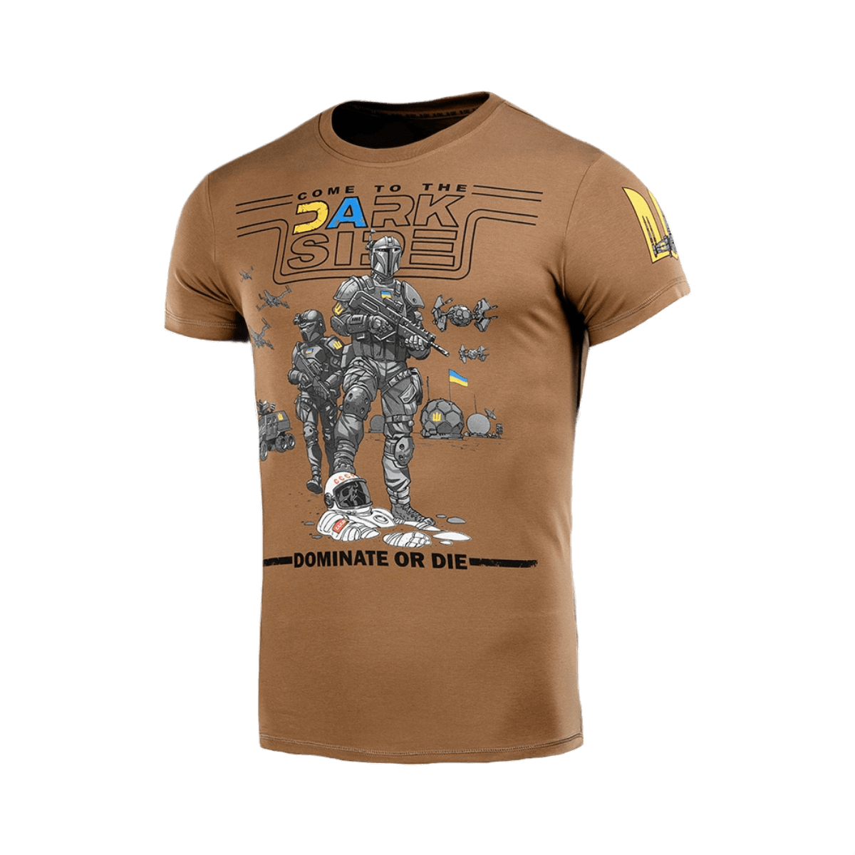 M-Tac T-shirt UA Side Light Olive i 93% bomuld og 7% elastan med unikt design, komfort og holdbarhed, modstandsdygtigt MagnaColours® print.