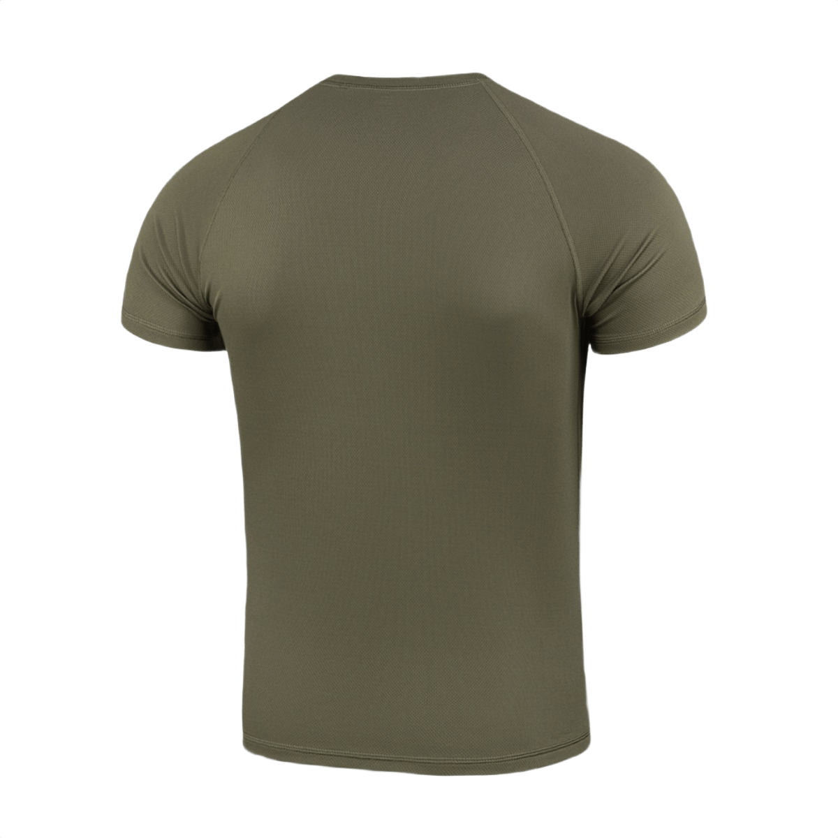 M-Tac T-Shirt Raglan Sweat-Wicking Tactical Summer i grøn, elastisk polyester, set bagfra