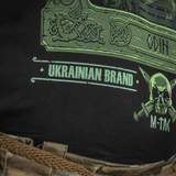 M-Tac T-Shirt Night Vision med Odin-print i kampudstyr og "Valhalla Calling" slogan, blød bomuldsblanding, ukrainsk mærke