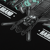 M-Tac T-Shirt Our Land med vikingeinspireret design og krigerhjelm, symboliserer ukrainsk historie, visdom og styrke