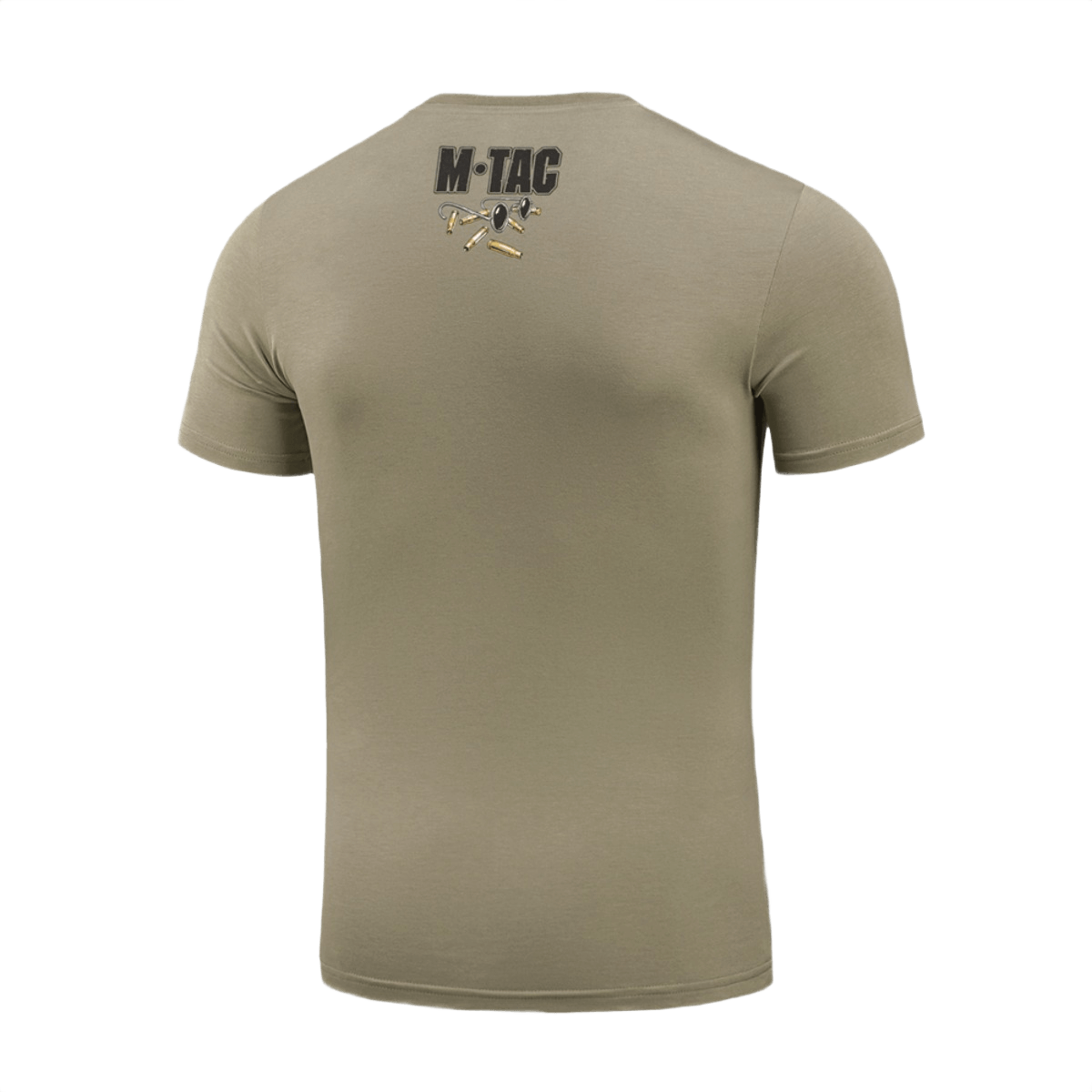 M-Tac T-Shirt Talpa med humoristisk print af blind muldvarp som sniper og patronhylstre, lavet i blød bomuldsblanding