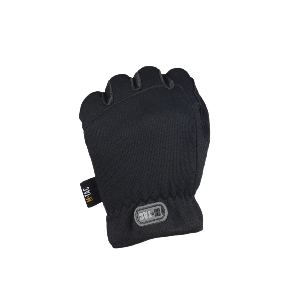 M-Tac Handsker Scout Tactical med komfortabelt design og ægte læder i håndfladen for ekstra beskyttelse, set forfra.