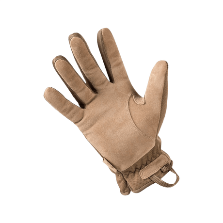 M-Tac Handsker Scout Tactical med læderhåndflade og elastiske manchetter for optimal komfort og beskyttelse.