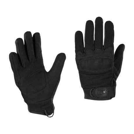 M-Tac Handsker Assault Tactical Mk.5 til skydning og taktisk brug med knoglebeskyttelse, ventilationslufthuller og justerbar velcro.