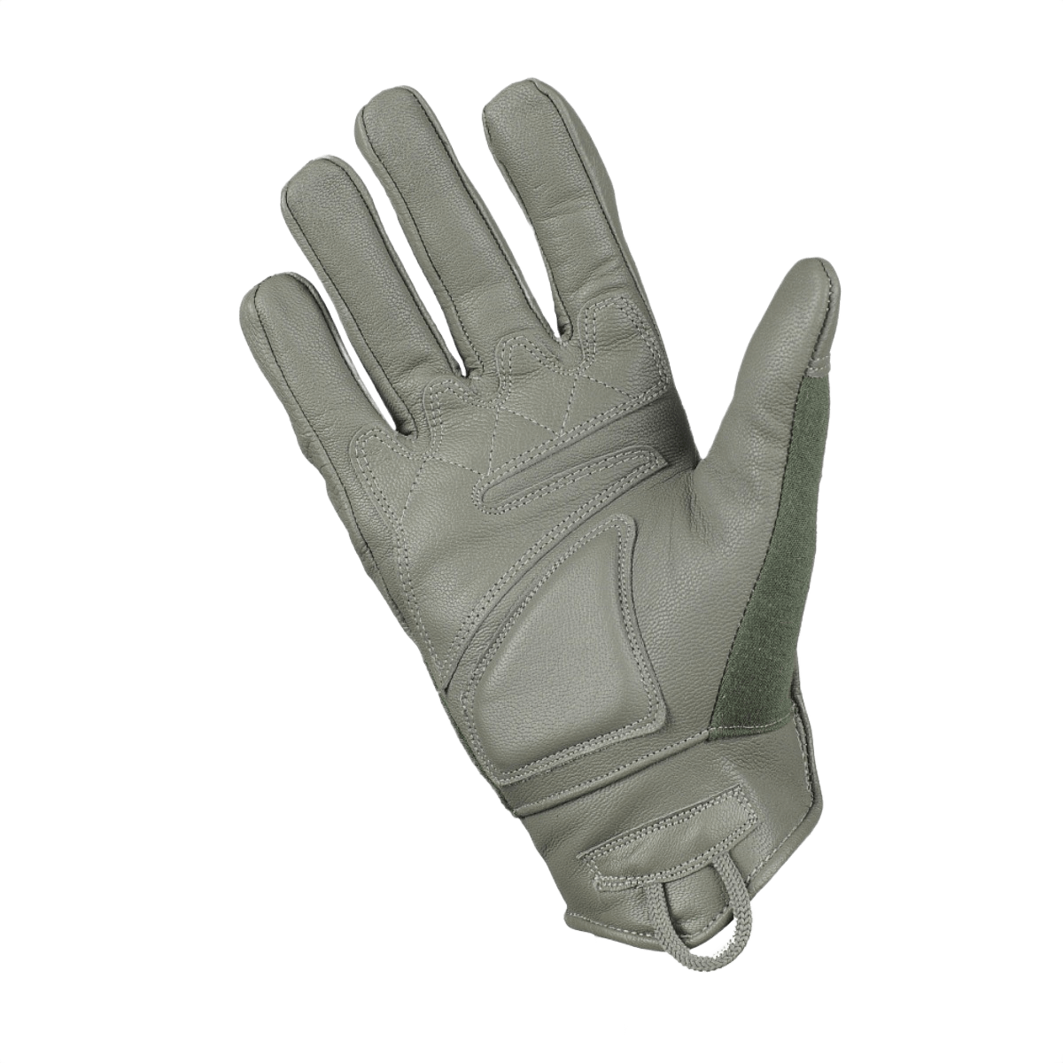 M-Tac Handsker Nomex Assault Tactical Mk.7 i grå med non-slip håndflade og elastiske manchetter, designet til taktisk brug.