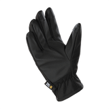 M-Tac Handsker Soft Shell Thinsulate i sort, designet til køligt vejr med læderforstærkning og touchscreen-kompatibilitet.