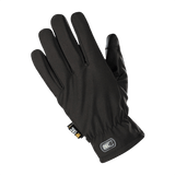 M-Tac Handsker Soft Shell Thinsulate, sorte udendørs handsker med touchscreen-kompatibilitet og læderforstærket håndflade for bedre greb.