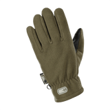 M-Tac Handsker Fleece Thinsulate i grøn farve med touchscreen-overlay, designet til varme og holdbarhed med forstærket greb.