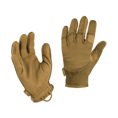 M-Tac Summer Vent Handsker i åndbart polyester og kunstlæder, designet til komfort med elastisk manchet og fastgørelsesløkke.