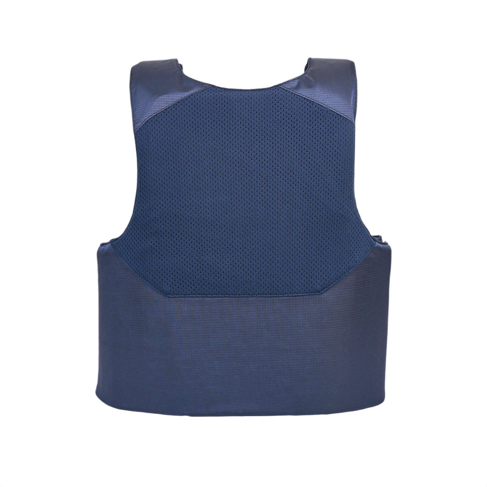 Anorak Niobium® Concealable I Stik & Skudsikker Vest set bagfra med beskyttende materiale mod skydevåben og knive.