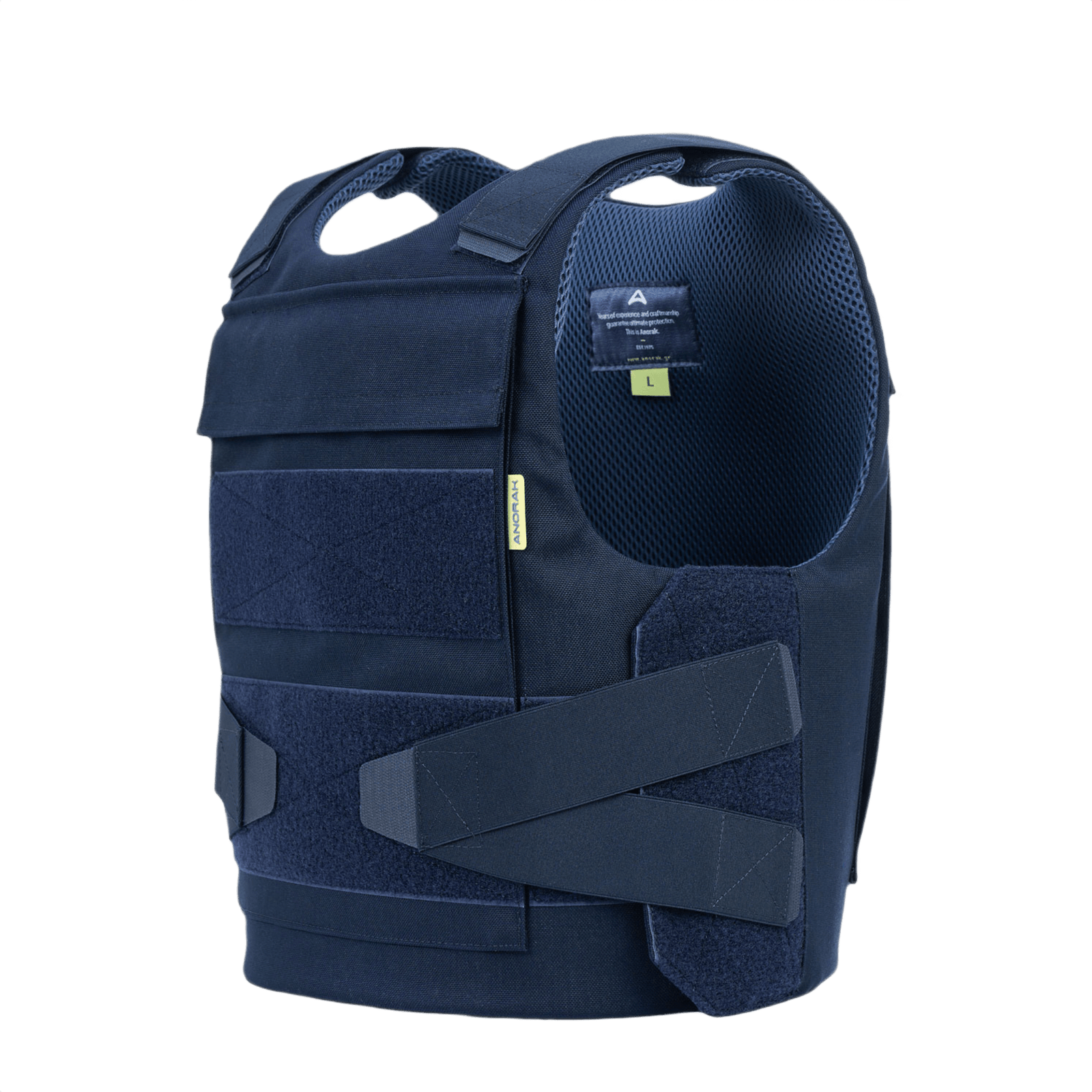 Anorak Titanium® Duty II Stik & Skudsikker Vest, Level IIIA NIJ 0101.04 STD beskyttelse, sort sikkerhedsvest til politibetjente.