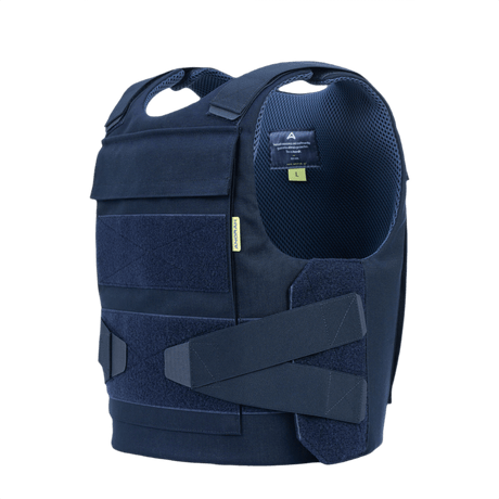 Anorak Titanium® Duty II Stik & Skudsikker Vest, Level IIIA NIJ 0101.04 STD beskyttelse, sort sikkerhedsvest til politibetjente.
