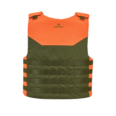 Anorak Titanium® Shield I Stik & Skudsikker Vest i orange og grøn farve
