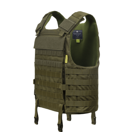 Anorak Chromium® Tactical III Skudsikker Vest med IIIA-beskyttelse, let og fleksibel design, optimal pasform, i grøn farve.