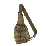 M-Tac Urban Line City Patrol Fastex Taske, hybrid taske-rygsæk i robust 600D polyester med vandafvisende PVC-coating og én skulderrem.