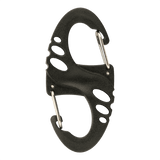 M-Tac Plast S-Krog Karabinhage til nøgler og let udstyr, 50 mm letvægtskonstruktion, ikke til klatring eller tunge genstande.