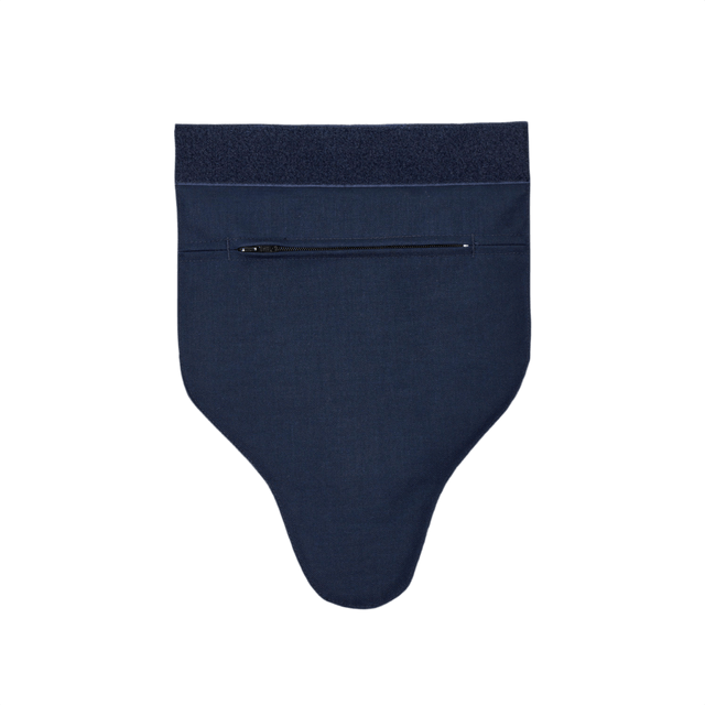 Anorak Niobium® Groin Protector I, blødt multi-trussel panser til skridtbetræk med hook-and-loop fastgørelse, lavet af UHMWPE og UD Aramid.