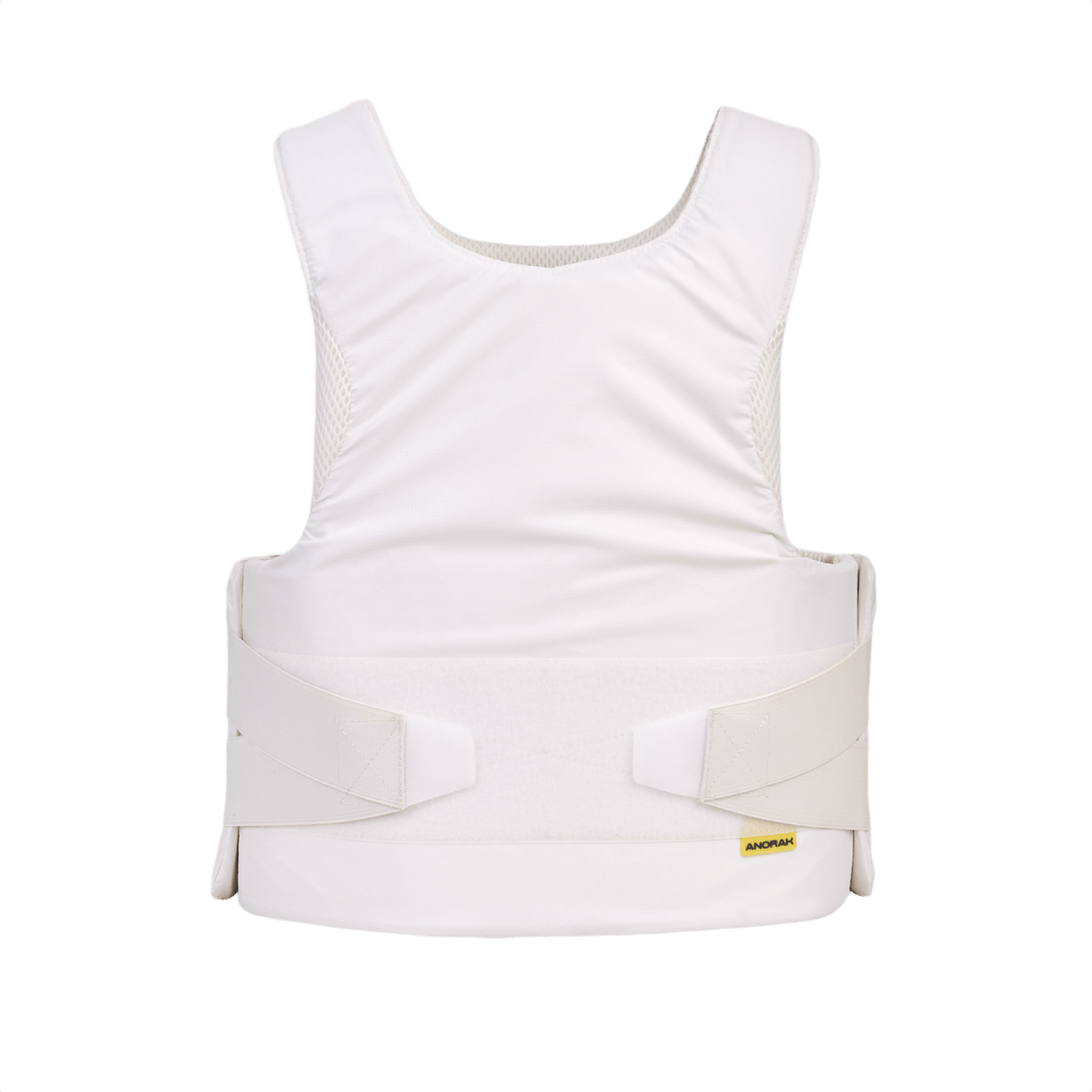 Anorak Concealable III Cover i hvid, designet til at bære skjult under tøjet med RIP-STOP Dry Comfort XT® og SPACER Coolmax® technology.