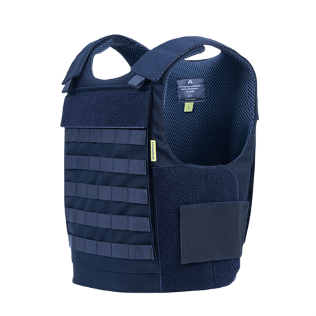 Anorak Duty III-M Cover for politibetjente med PALS webbing til MOLLE-udstyrslommer, ergonomisk designet for komfort og bevægelsesfrihed.