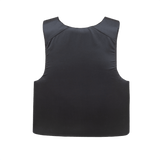 Anorak Rhodium® Concealable IV Stik & Skudsikker Vest set bagfra, designet til diskret hverdagsbrug og maksimal beskyttelse.