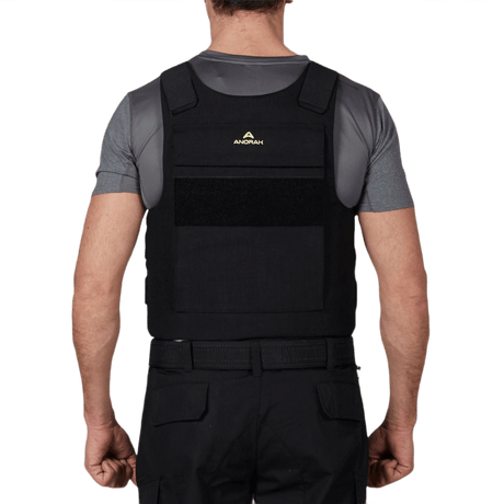 Anorak Rhodium® Duty II Stik & Skudsikker Vest, let og holdbar IIIA-beskyttelse mod knive og skarpe våben, vises bagpå.