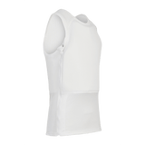 Anorak Rhodium® Undershirt II blød panser undertrøje med maksimal beskyttelse og høj skjulbarhed, hvid vest set fra siden.