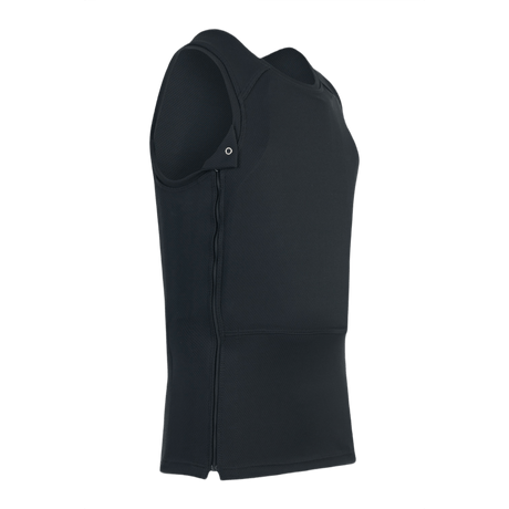 Anorak Rhodium® Undershirt II soft armor-vest, NIJ Level IIIA-beskyttelse, sort design, høj skjulbarhed, fuld torso-beskyttelse