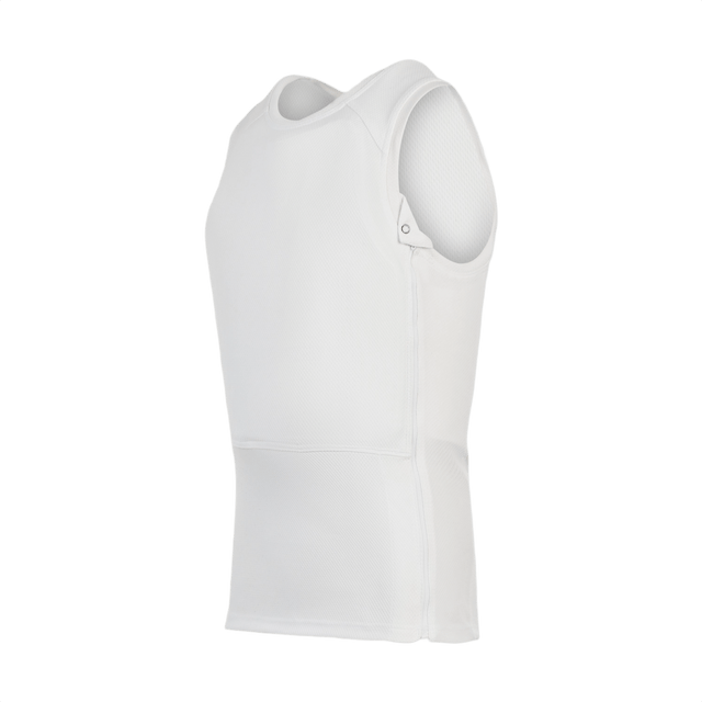 Anorak Titanium® Undershirt II blød panser-vest med maksimal beskyttelse niveau IIIA mod skarpe våben og knive, designet til skjult bæring.