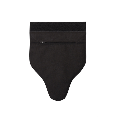 Anorak Chromium® Skridtbeskytter I soft armor med hook-and-loop fastgørelsessystem for udvidet beskyttelse.