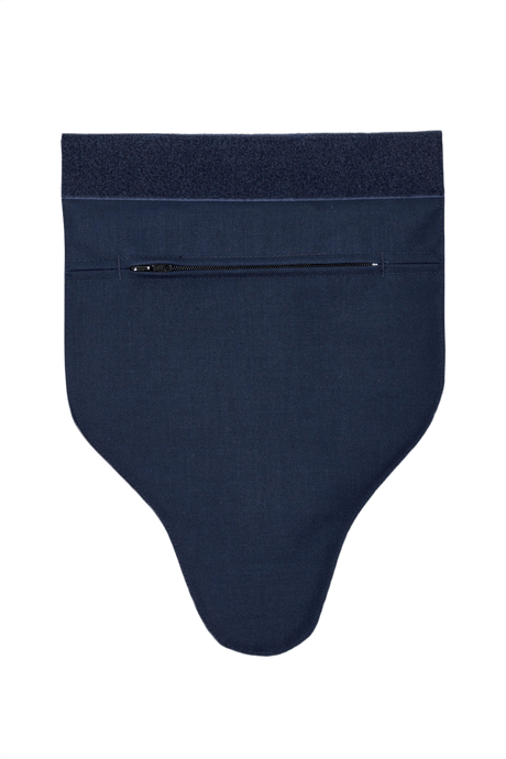 Anorak Chromium® Skridtbeskytter I soft armor tilbehør med UHMWPE panel, hook-and-loop fastgørelsessystem og NIJ IIIA beskyttelse.