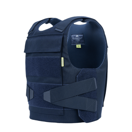 Anorak Duty II Cover vest, ergonomisk designet til sikkerhedspersonale, med CORDURA® ydermateriale og 3D SPACER Coolmax® indvendigt materiale.