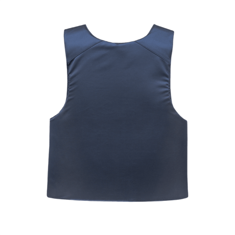 Anorak Rhodium® Concealable IV Stik & Skudsikker Vest - bagudsyn af sort diskret soft armor-vest i lavprofil design