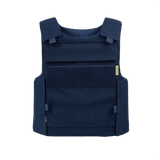 Anorak Rhodium® Duty IV Stik & Skudsikker Vest med IIIA-beskyttelse og knivbestandighed i blå farve, set forfra.