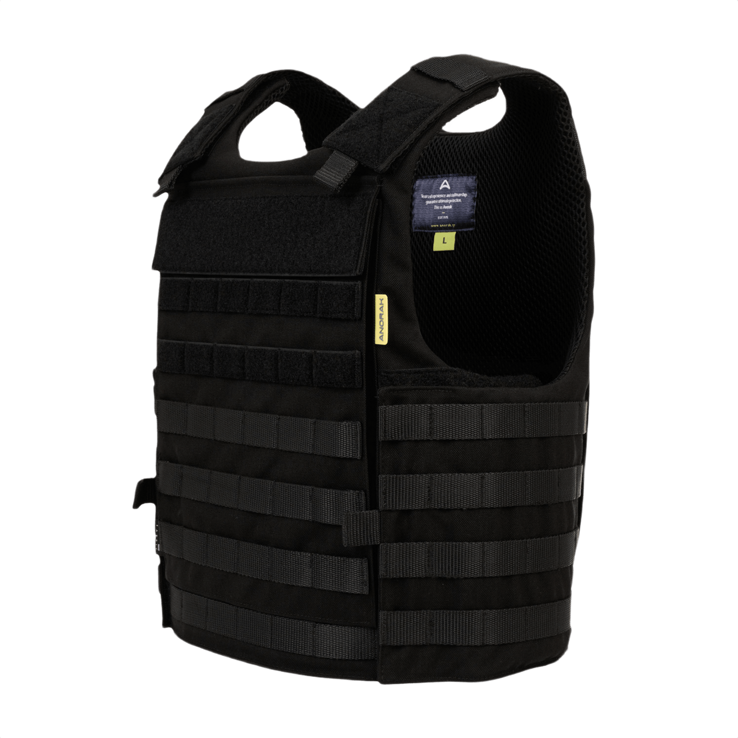 Anorak Tactical I Cover med 360° PALS webbing til politiet, kystvagten, og forsvaret, ideel til montering af MOLLE-udstyrsposer.