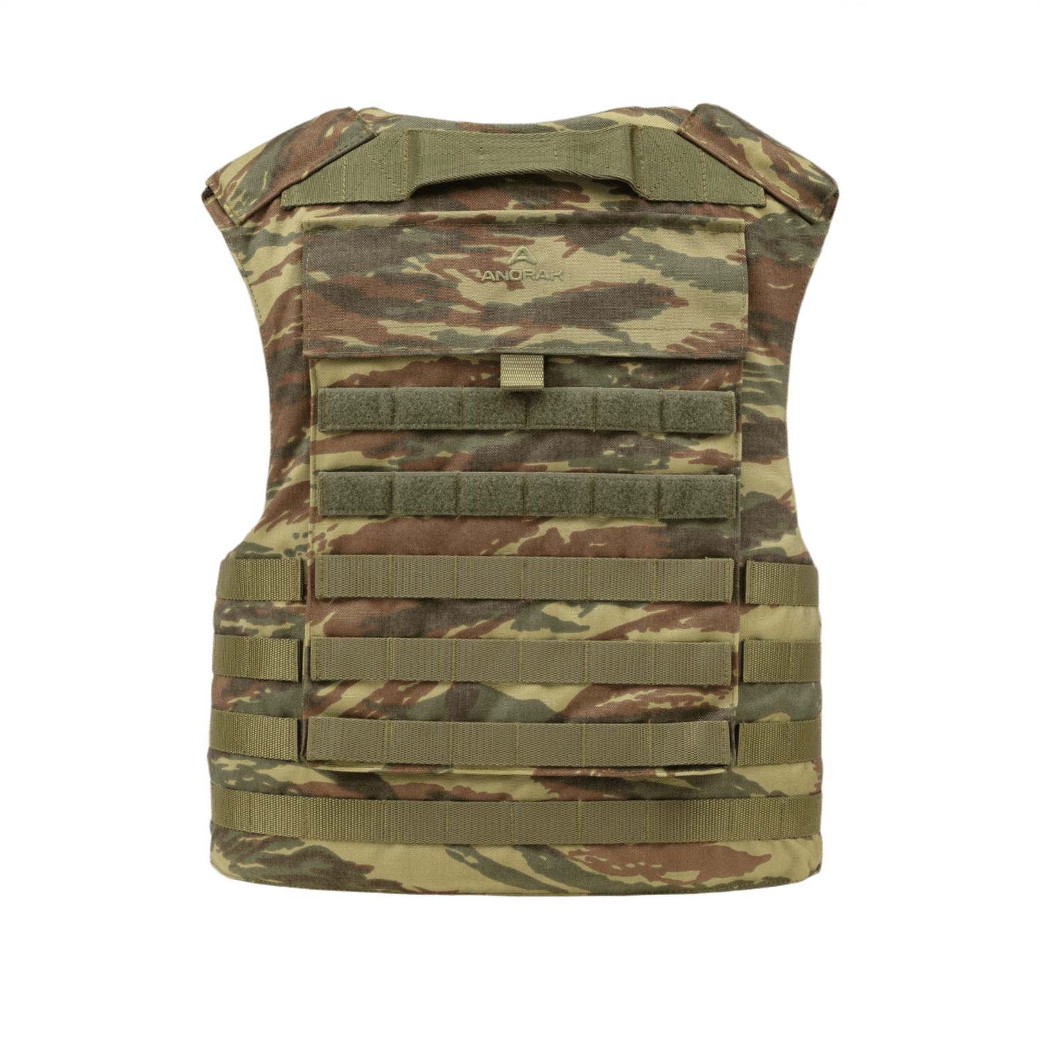 Anorak Tactical II Cover, overt design for special forces, featuring PALS webbing and 1000D CORDURA® material in camouflage pattern.