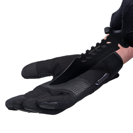 EA Baseline snitsikre handsker anvendt i sikkerhedsopgaver med kiv for at indikere snitsikkerhed