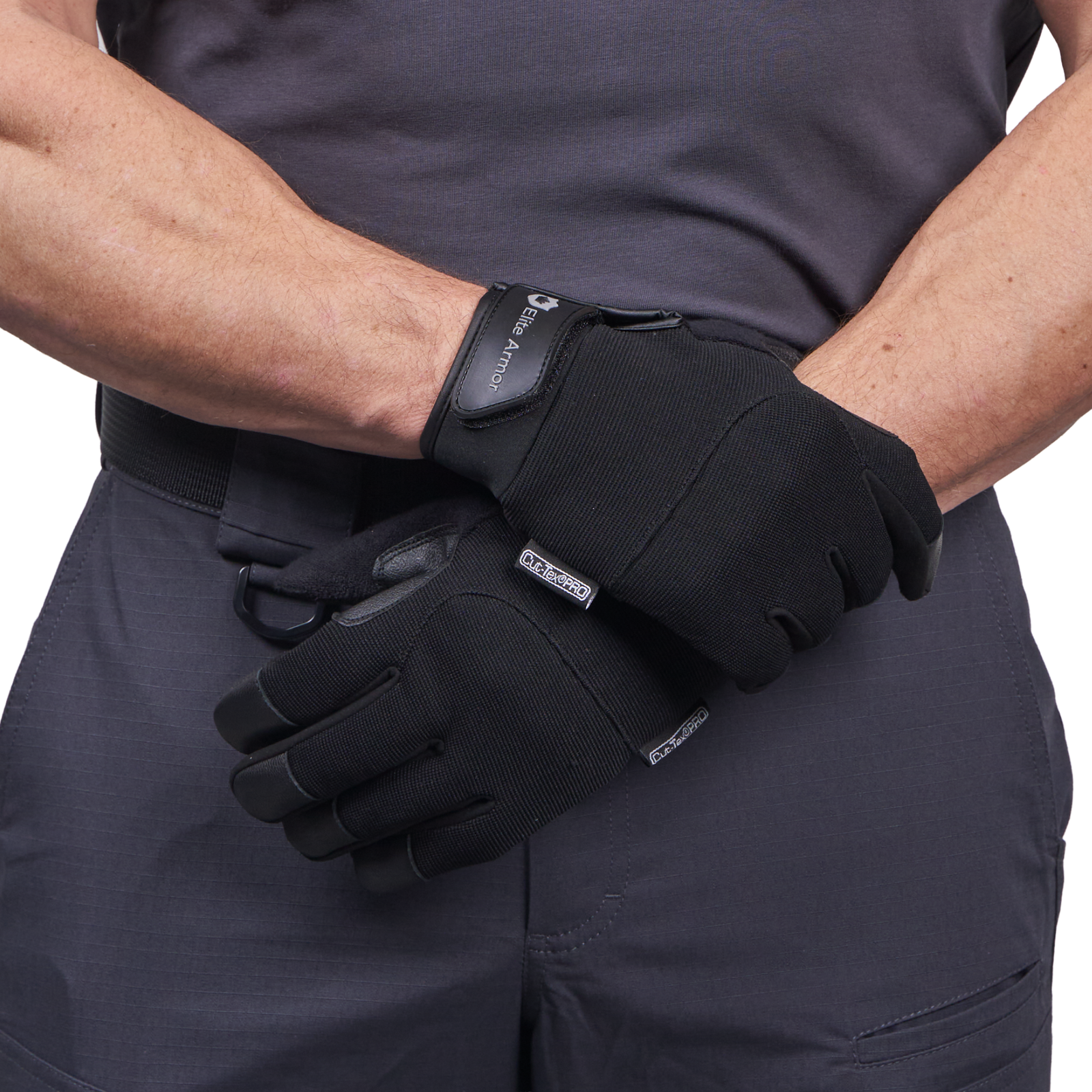 EA Baseline snitsikre handsker til professionel brug på model