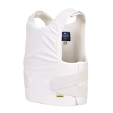 Anorak Concealable III Cover i hvid med en unik kombination af RIP-STOP Dry Comfort XT® og SPACER Coolmax® materiale til skjult beskyttelse.